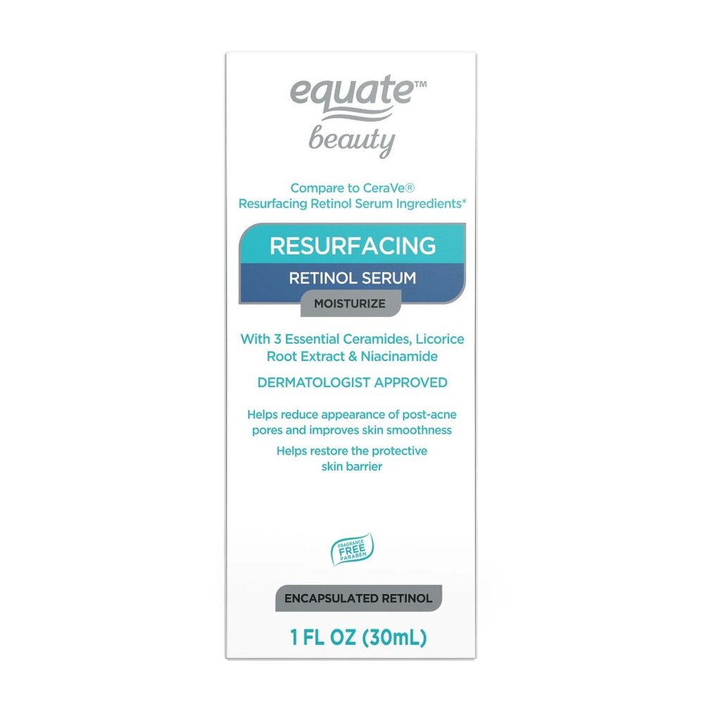 Equate Beauty Resurfacing Retinol Serum, 1 fl oz